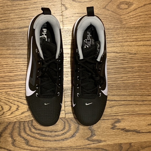 Nike Alpha Menace 4 Varsity Football Cleats Black Men's Size 11.5 FN0027-001 - Picture 6 of 7